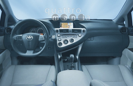New 2009 Toyota RAV4 European interior view