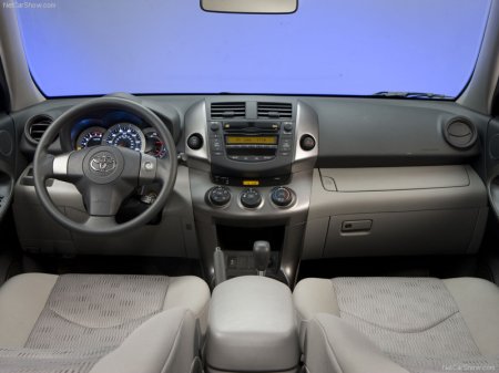 New 2009 Toyota RAV4 American interior view